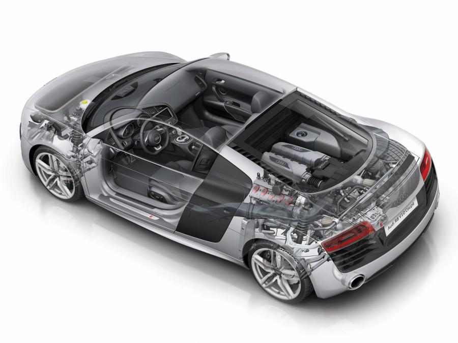 Схема Audi R8 V10 2012 года  (фото 16 из 16)